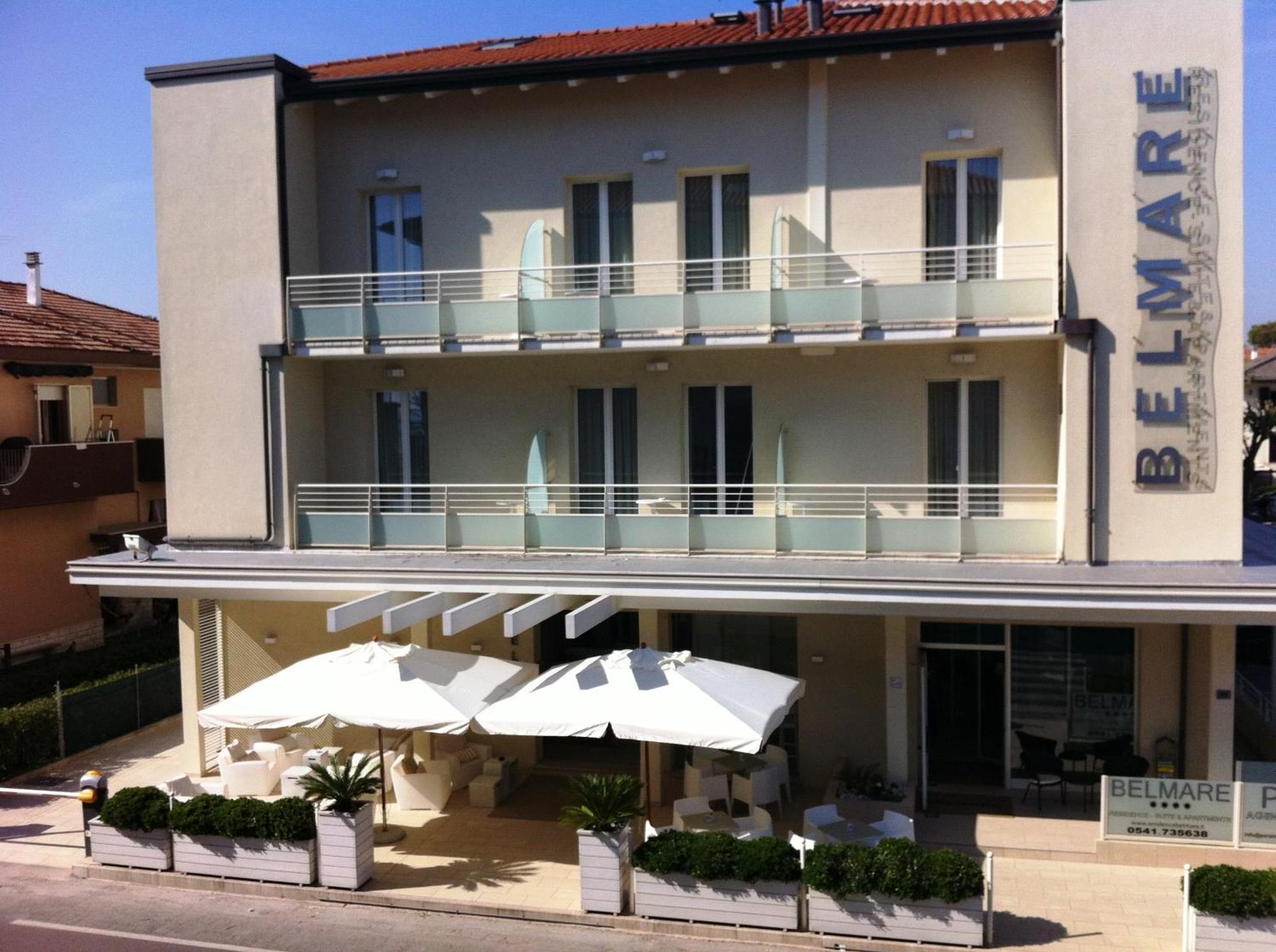 Residence Belmare Rimini Exteriör bild
