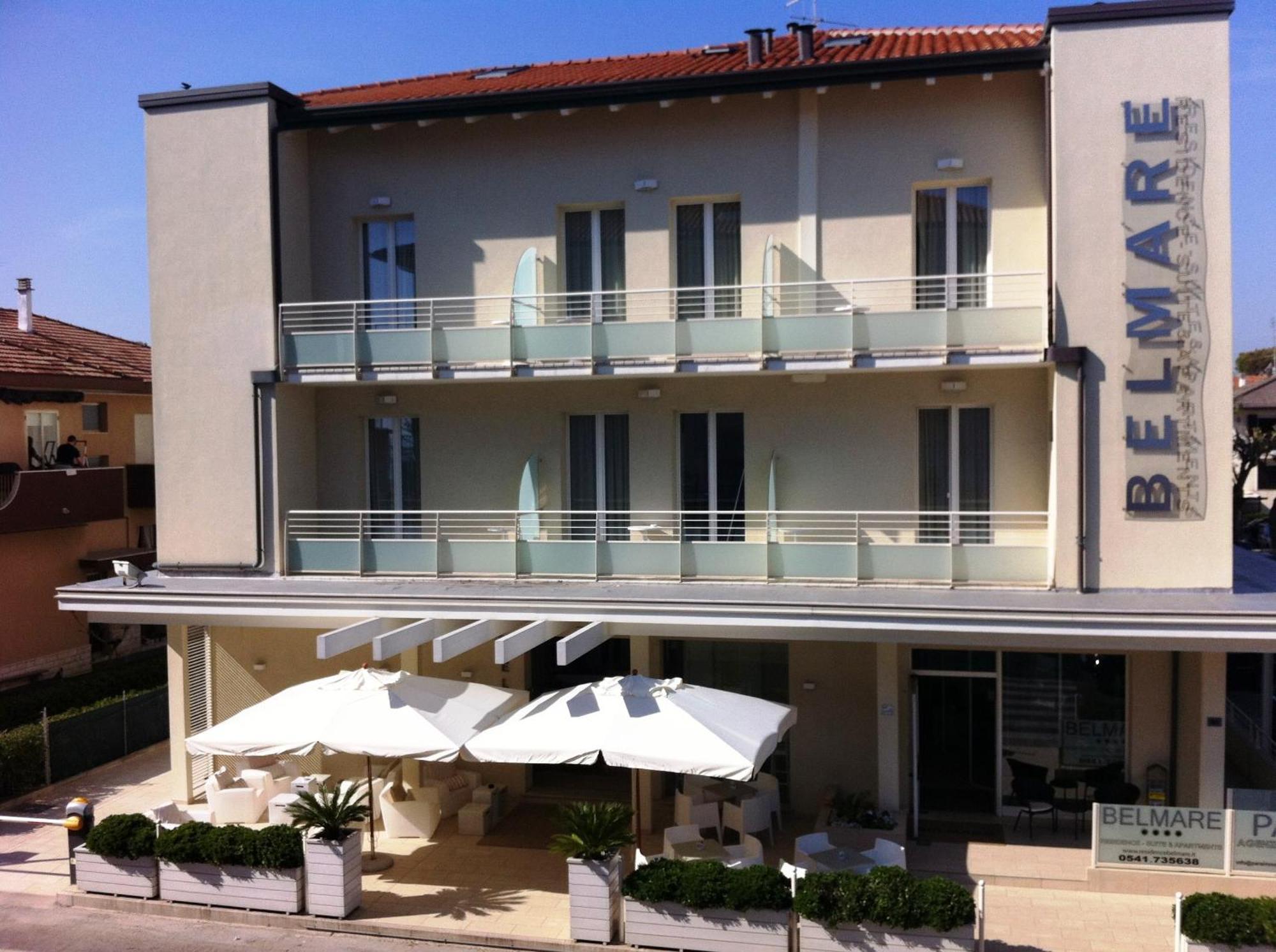 Residence Belmare Rimini Exteriör bild